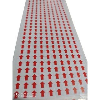 COMBO 10  tờ Tem mũi tên sticker, giấy dán lỗi mũi tên (1 tờ có 300 tem)