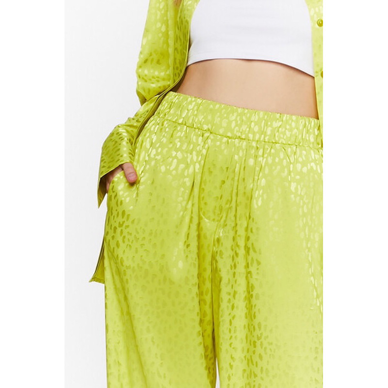 Set bộ F21 dư xịn Jacquard Cheetah Print