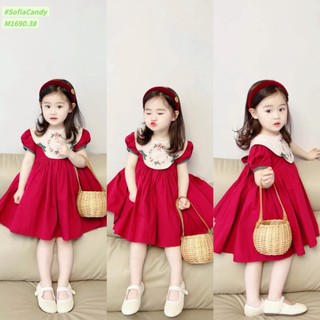 Váy noel - đầm babydoll đỏ cho bé xinh của mẹ ( ảnh thật shop chụp )