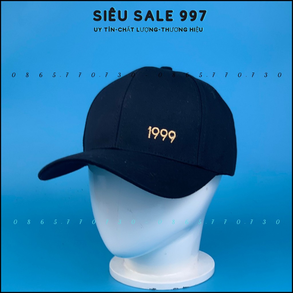 Mũ Lưỡi Trai Thêu Năm Sinh 1990 - 2010, Nón Kết Full Đen Bao Ngầu Thời Trang - SIÊU SALE 997
