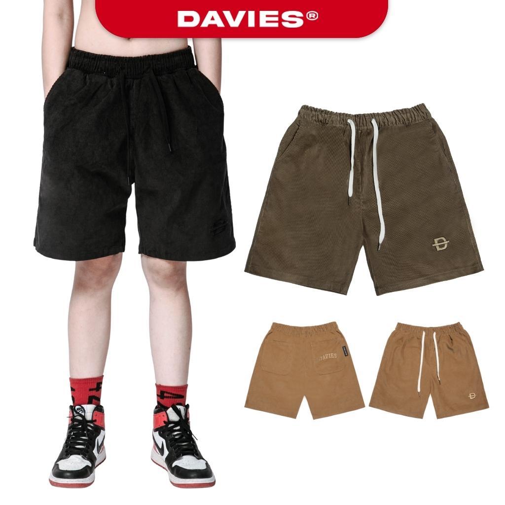 Quần short nam nữ form rộng lưng thun nhung ticke nhiều màu local brand DAVIES| D27-Q4