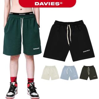Quần short nam nữ form rộng DAVIES lưng thun nỉ nhiều màu local brand | D25-Q2