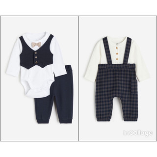 (020)Set công tử cho bé sơ sinh H&M