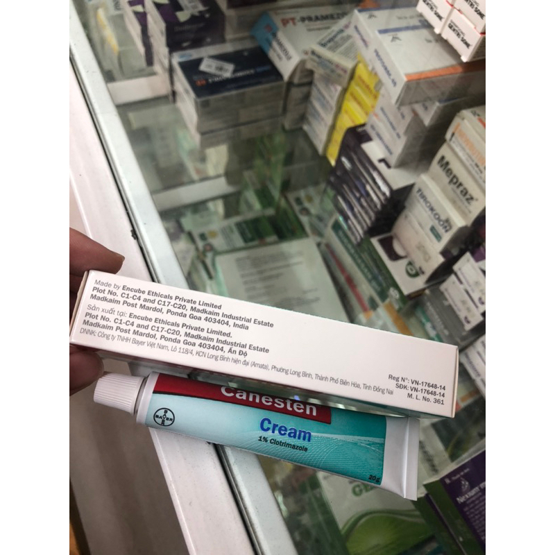 Kem bôi ngoài da Ca.nes.ten