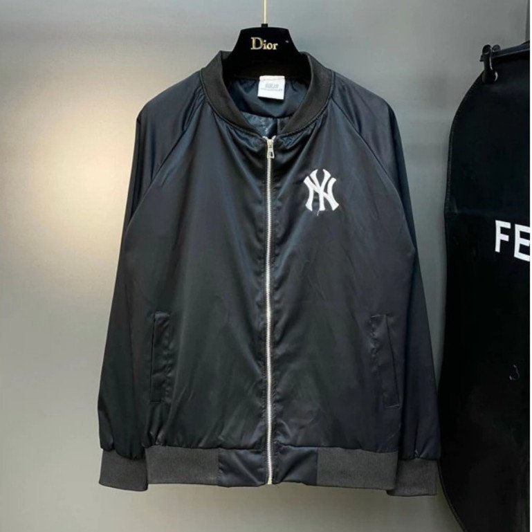Áo Khoác Gió MLB NY Chất Dù 2 Lớp Loại Xịn Logo Thêu Cao Cấp - Áo Khoác Nam Nữ MLB NY Phong Cách Hàn Quốc Hottrend 2023