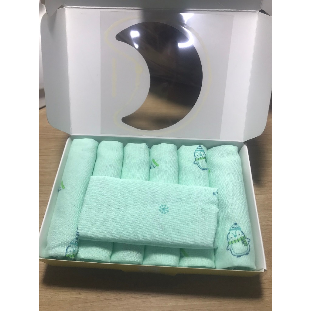 Khăn sữa MIPBI 70% tre, 30% cotton sợi tre siêu mềm