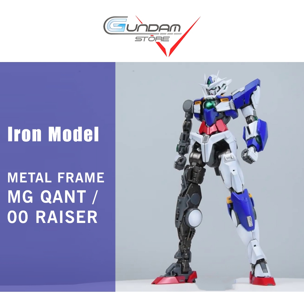Phụ Kiện Gundam Metal Set MG QanT / 00 Raiser Frame 1/100 + LED Iron Model