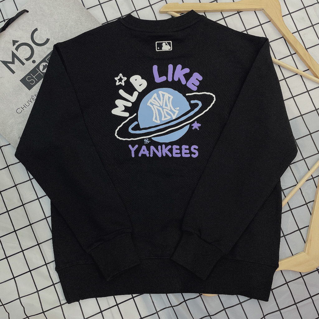Áo Sweater Mlb Like Planet Overfit Sweatshirt Boston Red Sox  - Code: 3AMTL0114-50BKS