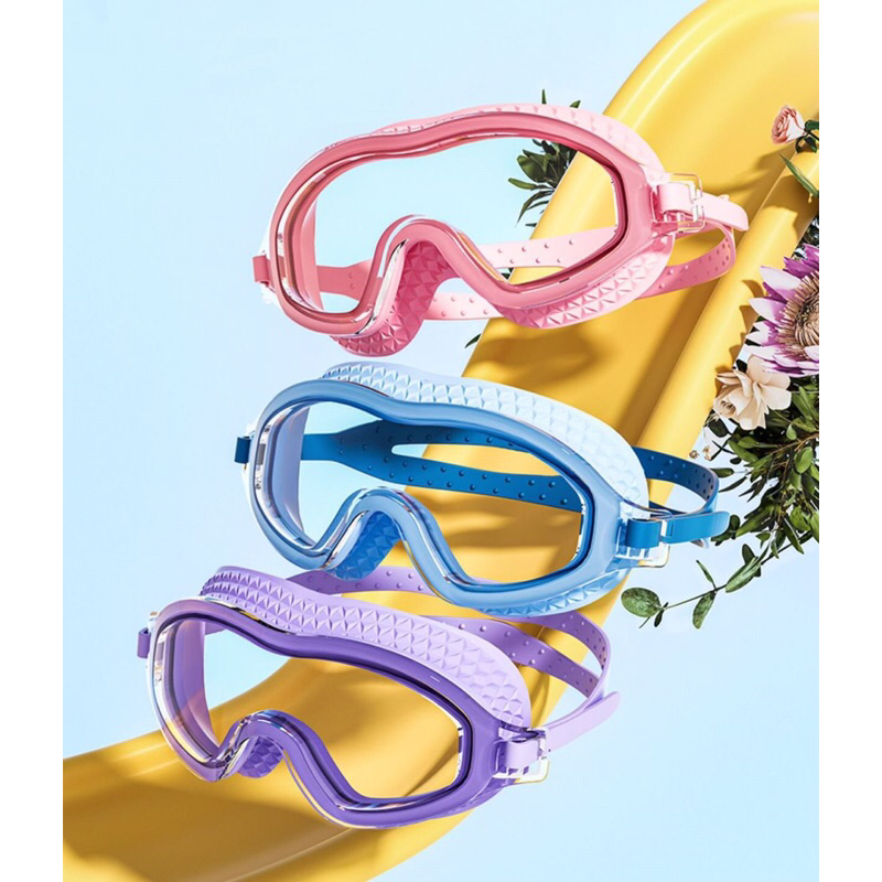 Kính bơi tráng gương chống chói tầm nhìn rộng cho bé