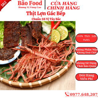 Thịt lợn gác bếp. thịt lợn khô tây bắc. thịt heo gác bếp. thịt heo khô tây bắc tặng kèm 1 gói chẩm chéo