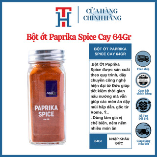 Bột ớt paprika spice cay - nhập khẩu đức 64gr / hũ