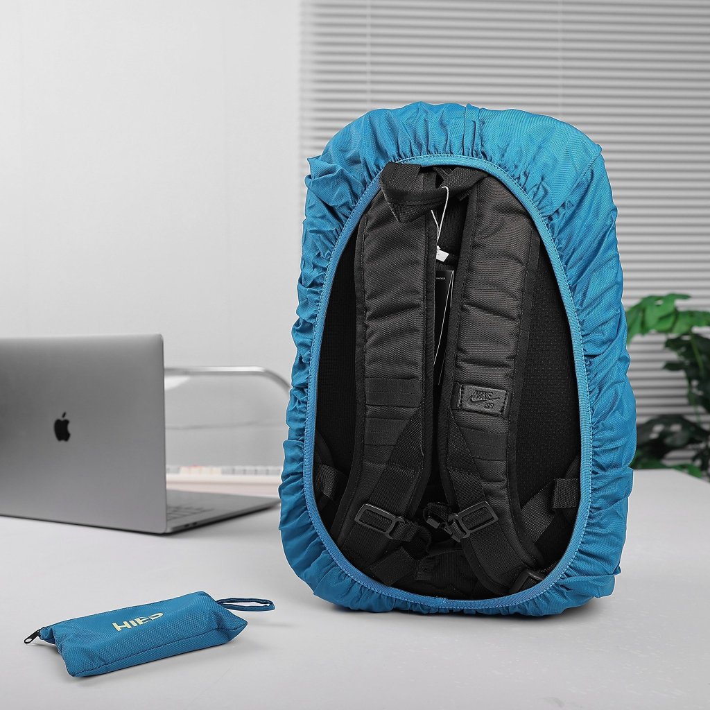 Áo mưa balo Hier Chính Hãng Túi bọc trùm balo chống nước chống thấm nước tốt dành cho balo 25L 30L