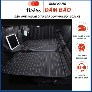 Đệm ngủ ô tô ghế sau công nghệ mới 7 lớp siêu chịu tải, Nệm xe ô tô dạng treo siêu bền