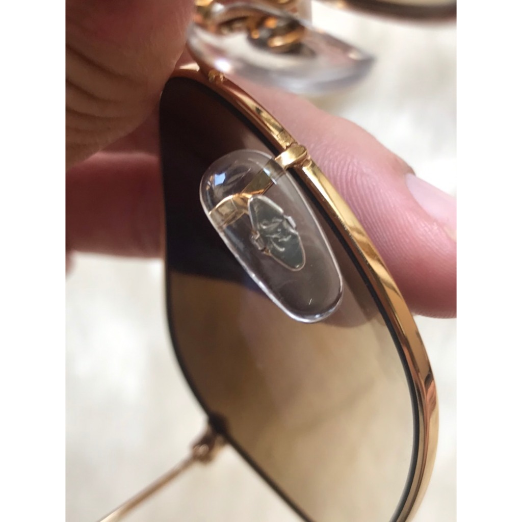 Kính rayban 3136 caravan của Ý, 2nd, tròng thủy tinh nâu khói 2 màu, đi ngày và đêm, phom chữ nhật ôm mặt