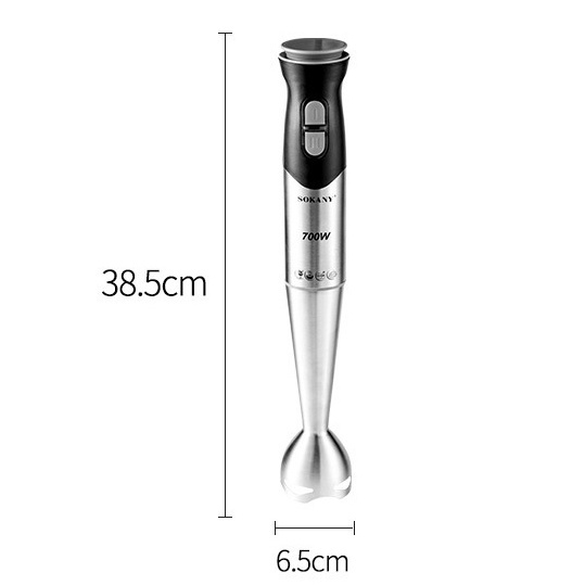 Máy xay cầm tay Sokany HB-748  công suất 700W đa năng dễ sử dụng, xay cháo ăn dặm cho bé. Bảo Hành 1 Tháng
