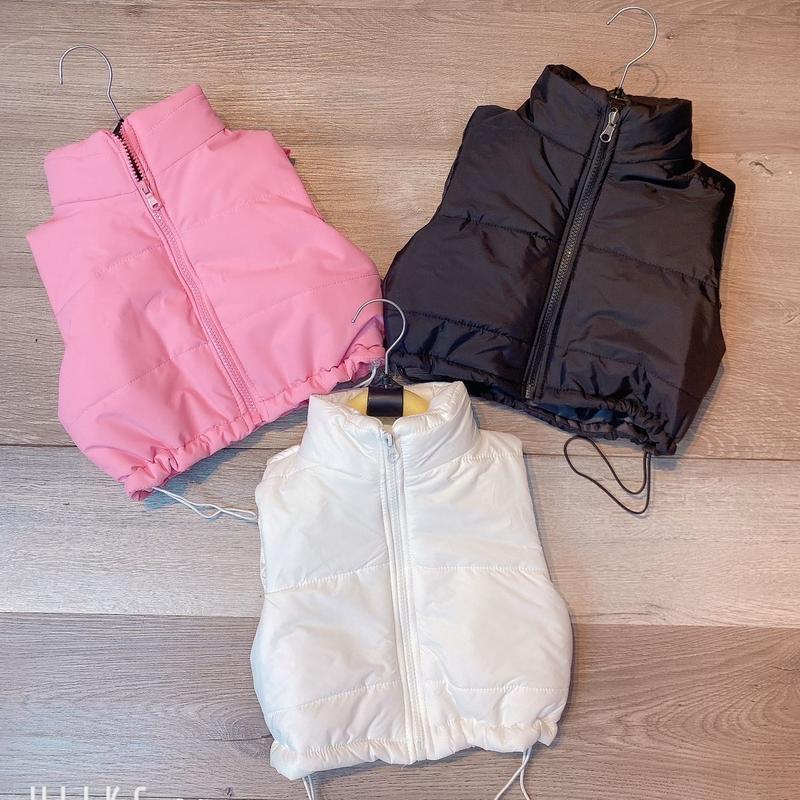 Áo Phao Gile Cho Bé Áo Khoác Gile Cho Bé Gái Lót Bông 3 Lớp Siêu Nhẹ cho bé từ 8-30kg GL01