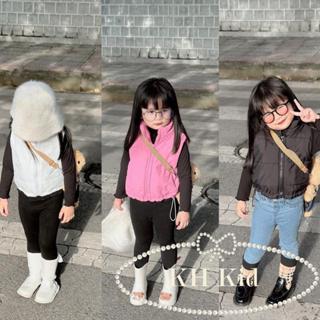 [SẴN] Áo Phao Gile Cho Bé Áo Khoác Gile Cho Bé Gái Lót Bông 3 Lớp Siêu Nhẹ cho bé từ 8-30kg GL01