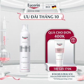 Xịt dưỡng ẩm & giảm nếp nhăn Eucerin Hyaluron Mist Spray 250ml