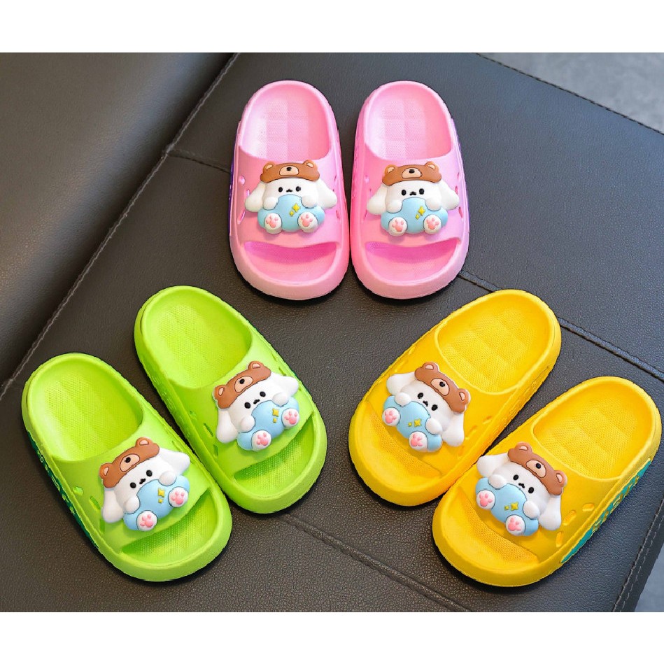 Dép Sandal Chống Trượt Thoải Mái Chống Mài Mòn Họa Tiết Hoạt Hình Dễ Thương Cho Bé Gái Bé Trai