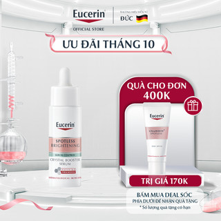 [Tặng Nước dưỡng sáng 749K] Tinh chất giảm thâm nám chuyên biệt cho da nhờn & hỗn hợp Eucerin Crystal Booster Serum 30ml