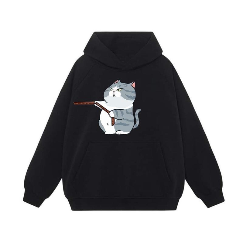 Áo Hoodie Local Brand VENDER Form Rộng, Áo Hoodie Nỉ Bông Unisex Hình Chó Husky Và Mèo Phong Cách Cặp Đôi (H1)