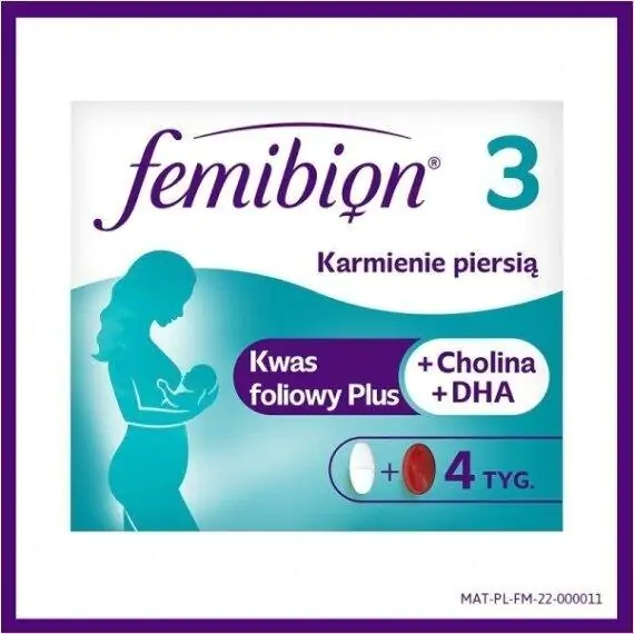 Femibion số 3 Vitamin tổng hợp sau sinh cho mẹ cho con bú