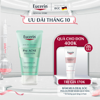 Gel rửa mặt giảm mụn Eucerin Pro Acne Cleansing Gel 75ml