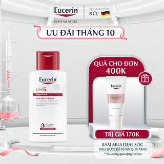 Sữa tắm cho da cơ thể nhạy cảm Eucerin pH5 Sensitive Skin Washlotion 200ml