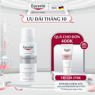 Xịt dưỡng ẩm & giảm nếp nhăn Eucerin Hyaluron Mist Spray 50ml