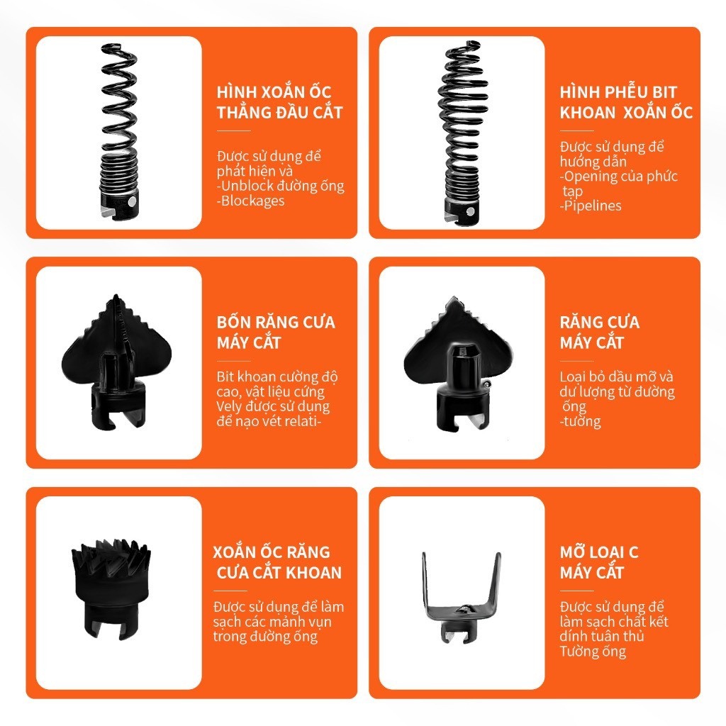 Dây thông cống phi 16mm