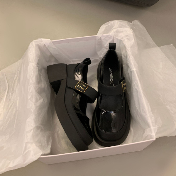 Giày búp bê Miu Miu quai ngang gót vuông 5P LOẠI 1 FULL HỘP  siêu xinh