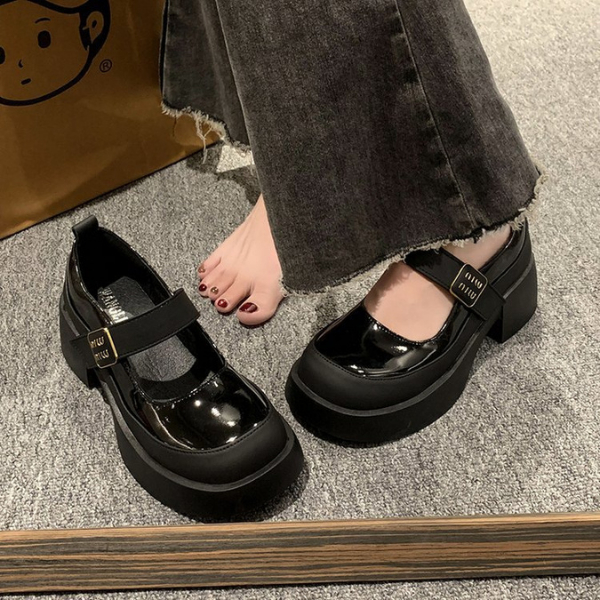 Giày búp bê Miu Miu quai ngang gót vuông 5P LOẠI 1 FULL HỘP  siêu xinh