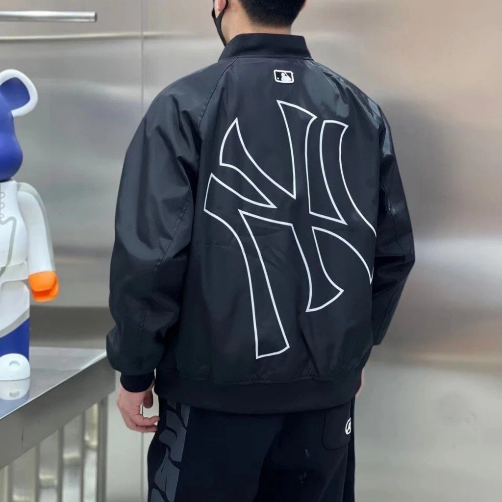 Áo Khoác Gió MLB NY Chất Dù Xịn Logo Thêu Cao Cấp - Áo Khoác Nam Nữ NY 2 Lớp Phong Cách Boy Phố Hottrend 2023