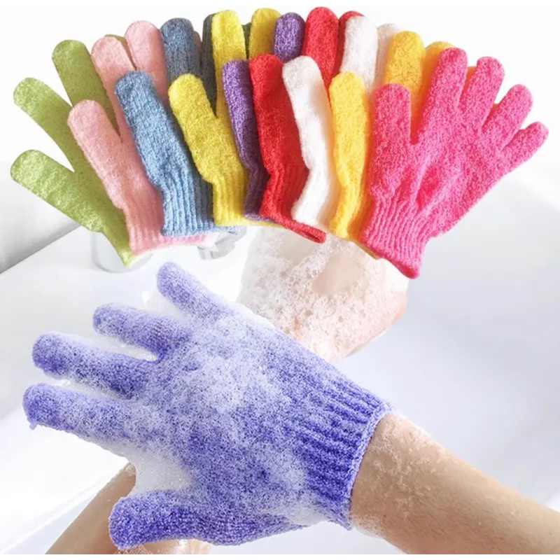 Găng tay tắm tẩy tế bào chết
