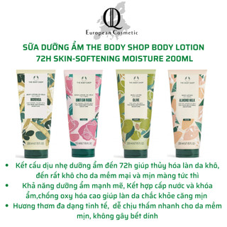 Sữa dưỡng thể the body shop body lotion dưỡng ẩm da mềm mịn, săn chắc da, phục hồi da khô, nút nẻ, da nhạy cảm 200ml