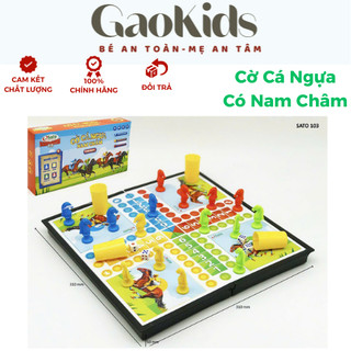 Cờ Cá Ngựa Nam Châm Cao Cấp  size 31x31cm Sato [Hàng Việt Nam]