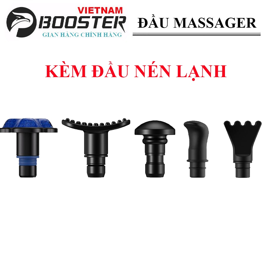 Bộ 5 đầu chuyên dụng dành cho máy massager BOOSTER T- BOOSTER M2- BOOSTER LIGHTSABER - BOOSTER PRO 3 - BOOSTER LIGHTMINI