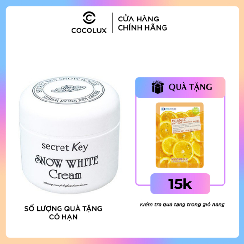 Kem Dưỡng Trắng Secret Key Snow White Face Cream 50g