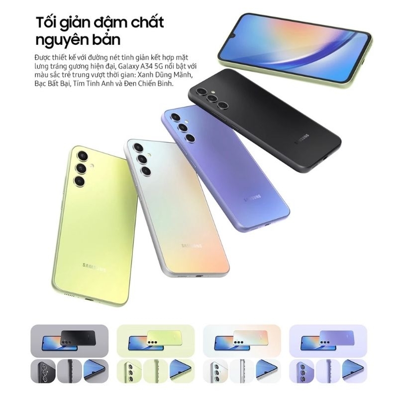 Smartphone A34 5G Chính Hãng Tại HA Mobile