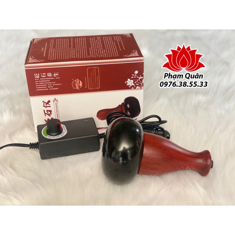 Máy massage đá nóng - hàng chính hãng loại 1 đá dày