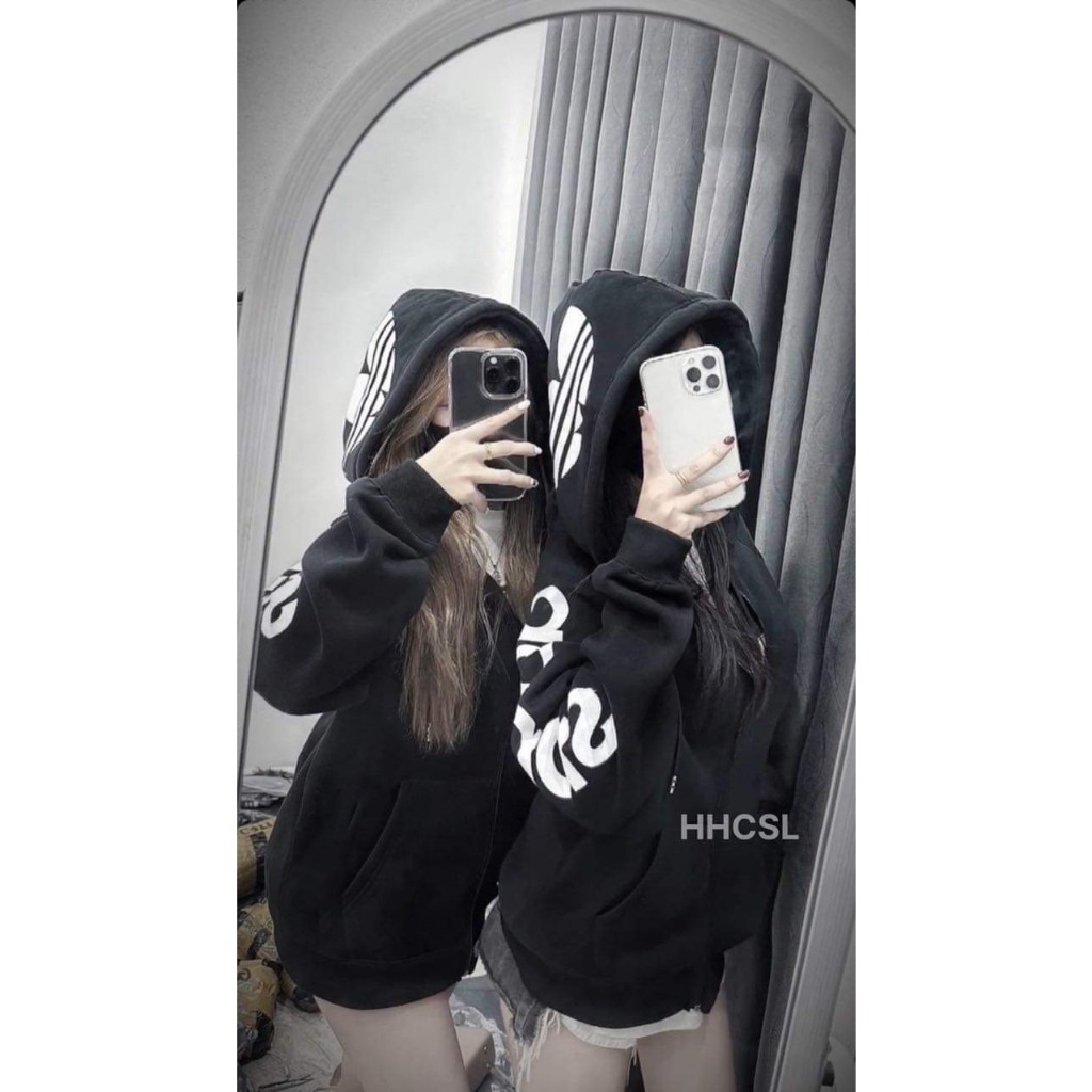 Áo hoodie nỉ bông dày dặn Adidá 3 màu phong cách boy phố hottrend nam nữ