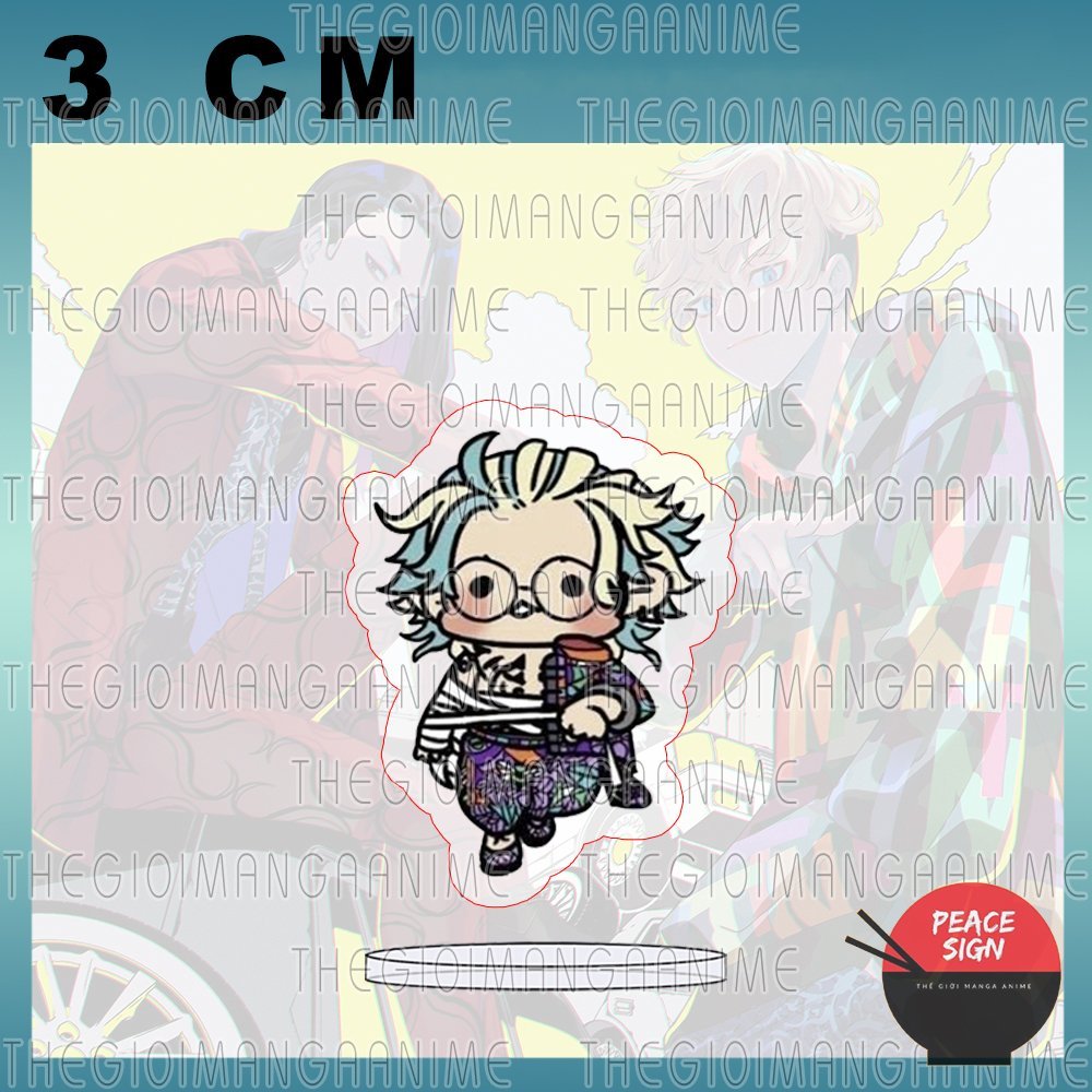 Mô hình Standee in hình TOKYO REVENGERS ver ÁO KHOÁC tượng mica acrylic anime chibi trưng bày