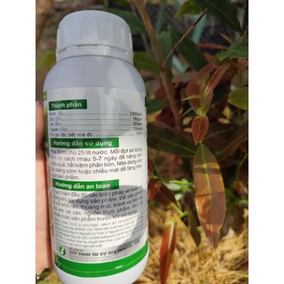 PHÂN BÓN LÁ SIÊU BUNG ĐỌT CHUYÊN MAI CHAI 500ML