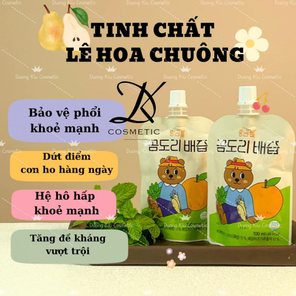Tinh Chất Lê Hoa Chuông Thượng Hạng