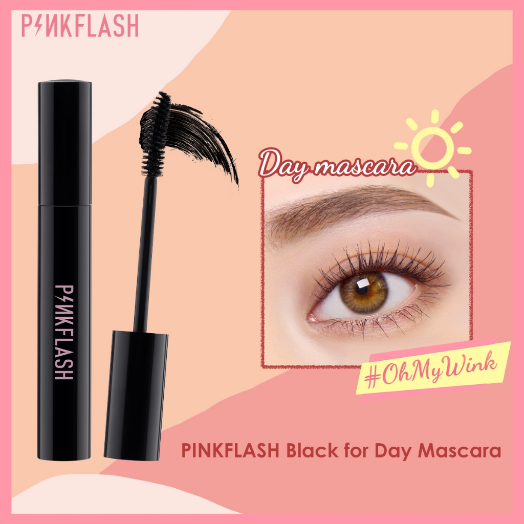 [Mã FMCGT1 giảm 15k đơn 0đ] PINKFLASH 3PCS MAKEUP SET Long Lasting Waterproof Mascara Black Eyeliner Eyebrow Pencil