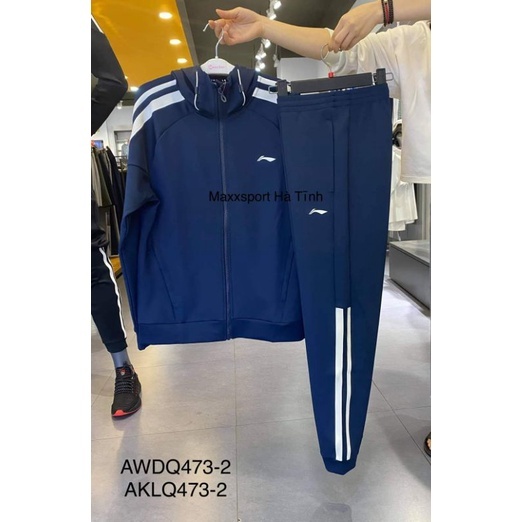 Bộ quần áo thể thao nam LINHGAU, Bộ thể thao nam thu đông dài tay chất poly siêu đẹp 2024