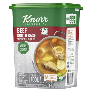 Bột Súp Nền Bò Knorr chia túi zip 100g ,500g test vị,test món mới tiện dụng