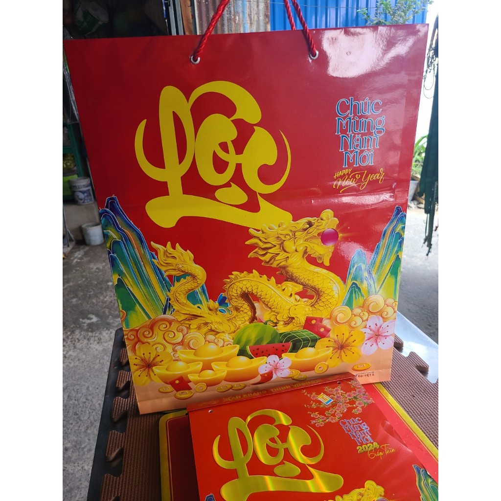 BỘ HỘP LỊCH LỐC 25X35 NĂM 2024 Đại Việt Á