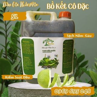 Dầu gội thảo dư.ợc tinh dầu bưởi 5l - giảm gàu, kiểm soát gàu