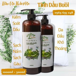 Dầu gội thảo dược tinh dầu bưởi - giảm gàu, giảm rụng tóc